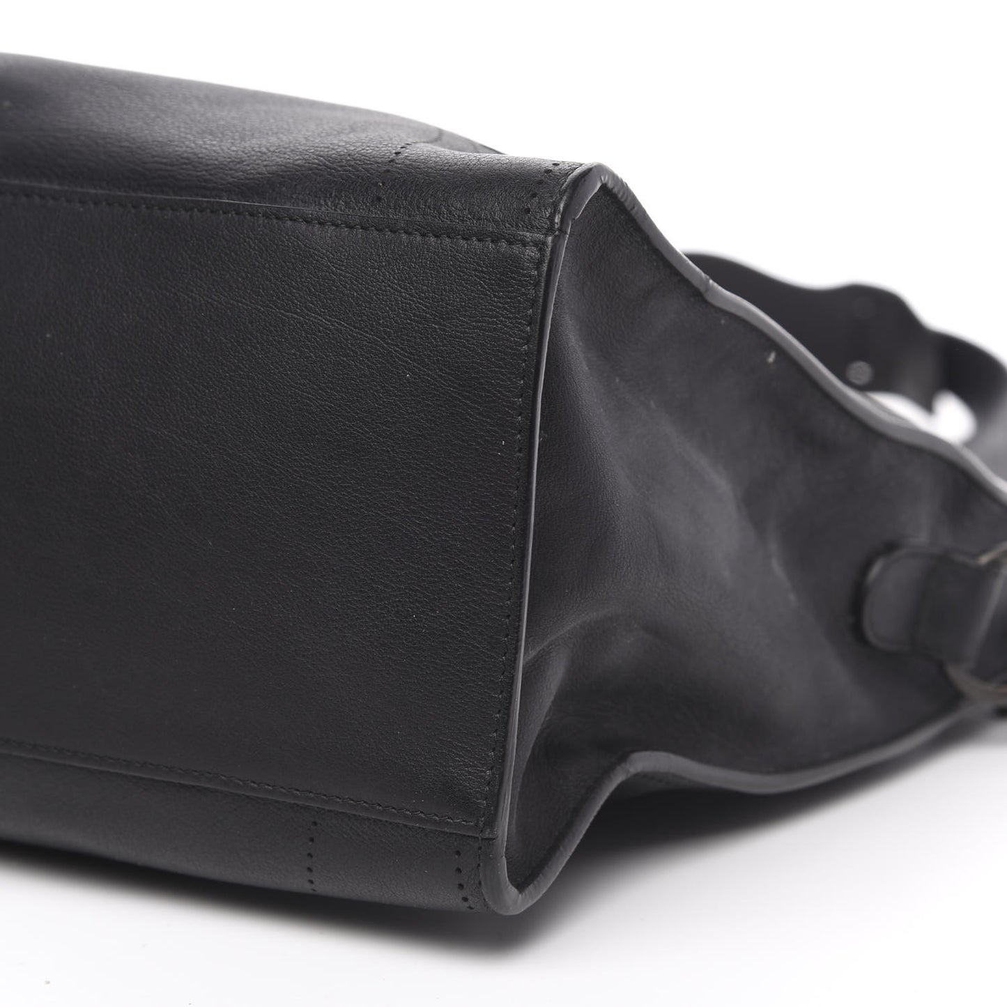 Veau Soyeux Perforated Blackout Hardware City Black