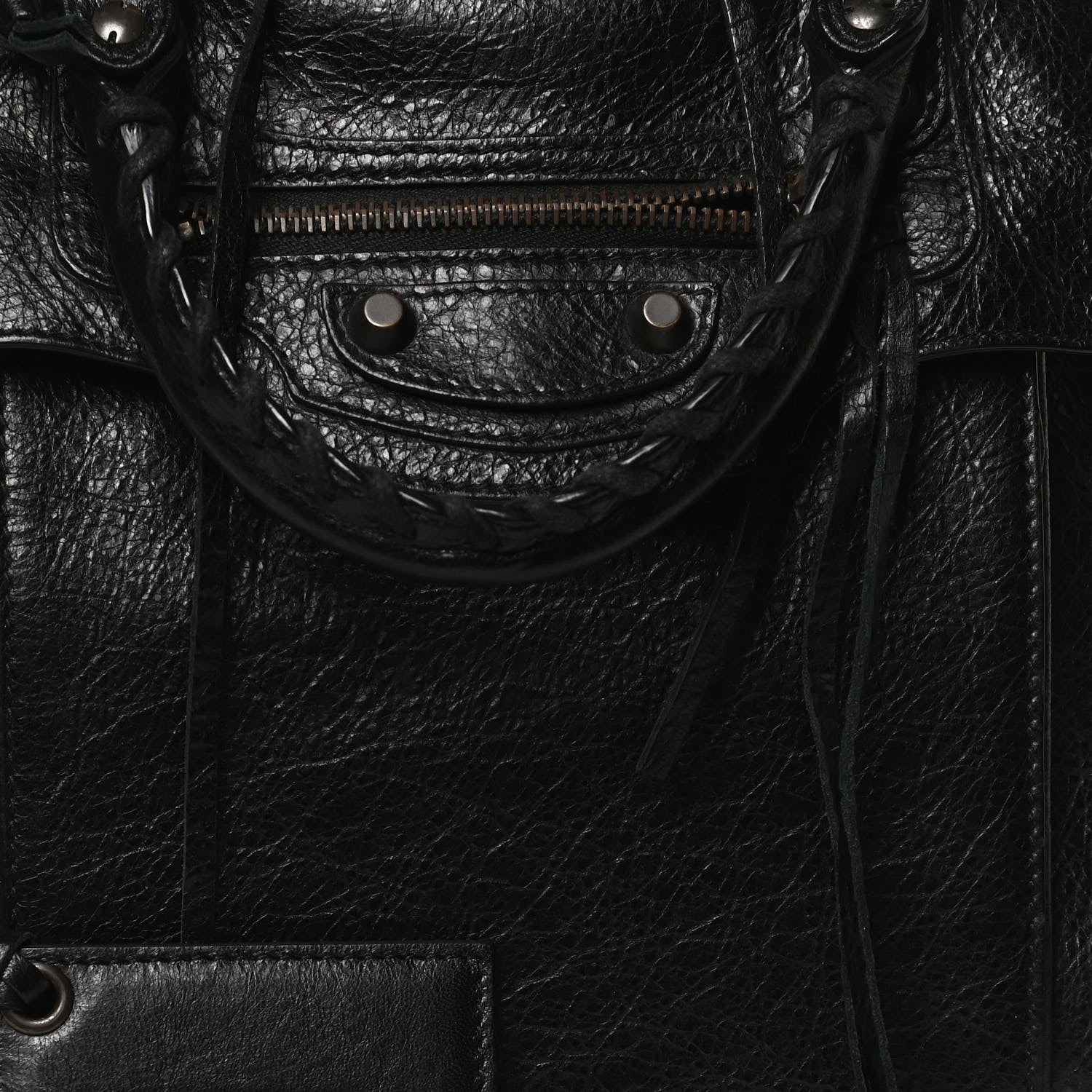 Balenciaga Agneau Classic Hardware Zip Traveler Backpack Black 8 of 13