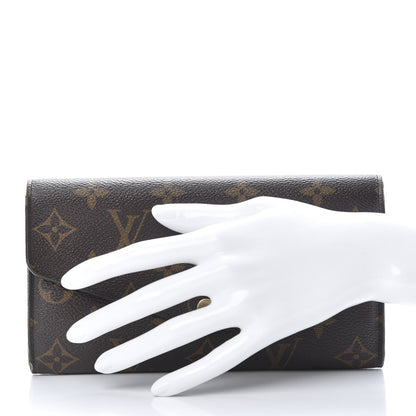 Louis Vuitton Monogram Sarah Wallet NM 2 of 13