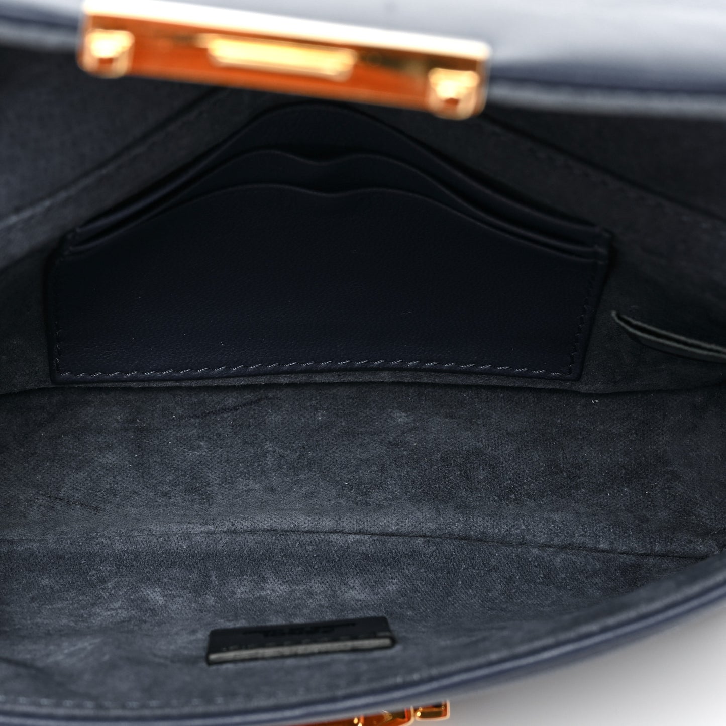 Shiny Nappa Mini Be Baguette Shoulder Bag Iris