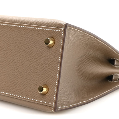 Hermes Epsom Kelly Sellier 25 Etoupe 10 of 11