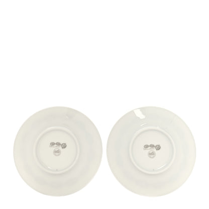 Hermes Porcelain Platinum Chaine d'Ancre Tea Cup and Saucer Set of 2 9 of 11