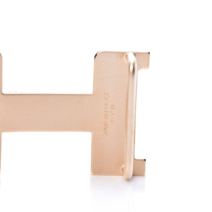 Hermes Guilloche Constance 24mm Belt Buckle Rose Gold 3 of 4