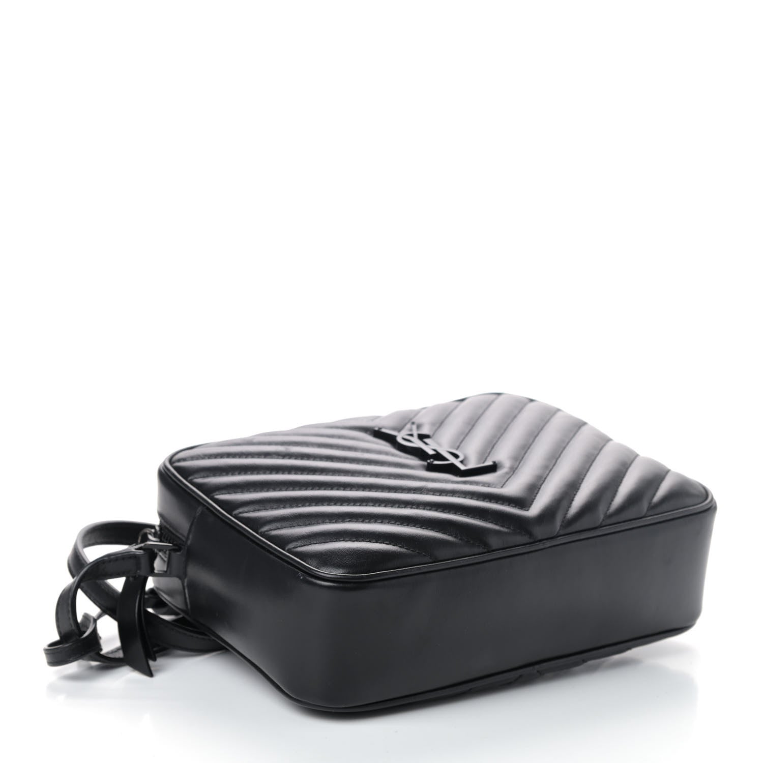 Saint Laurent Calfskin Matelasse Monogram Lou Camera Bag Black 3 of 4
