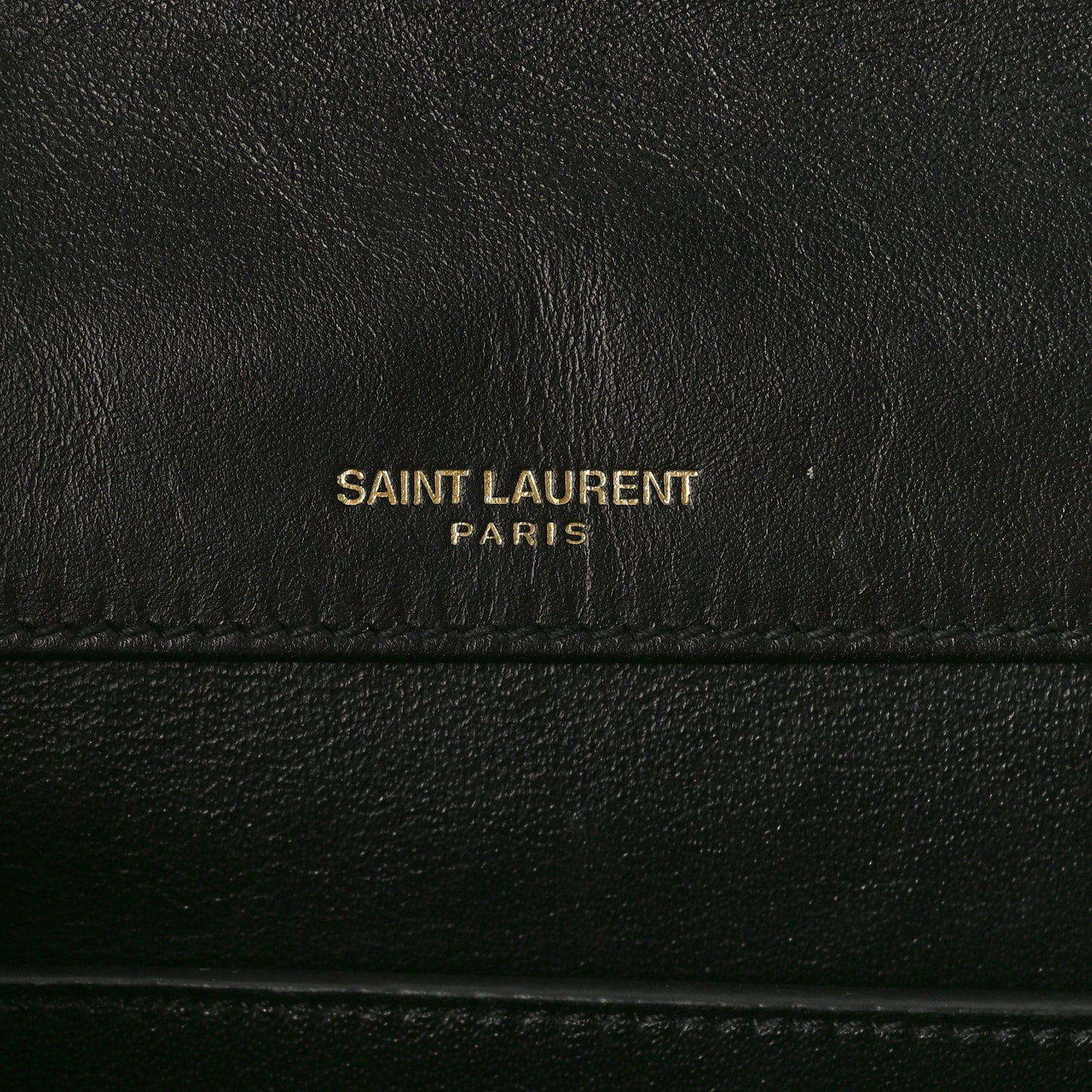 Calfskin Matelasse Victoire Chain Wallet Black