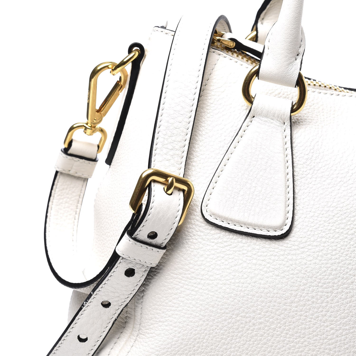 Prada Vitello Phenix Shopping Tote Bianco 11 of 11