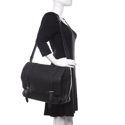 Hermes Taurillon Clemence Steve Messenger 37 Black 2 of 10