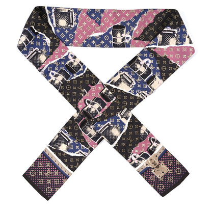 Louis Vuitton Silk Monogram Wallpaper Bandeau 1 of 3
