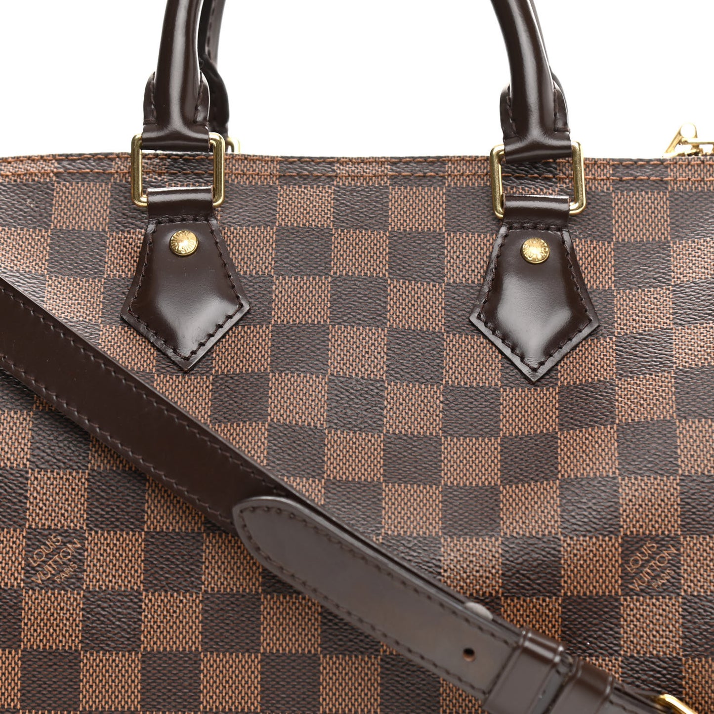 Damier Ebene Speedy Bandouliere 25