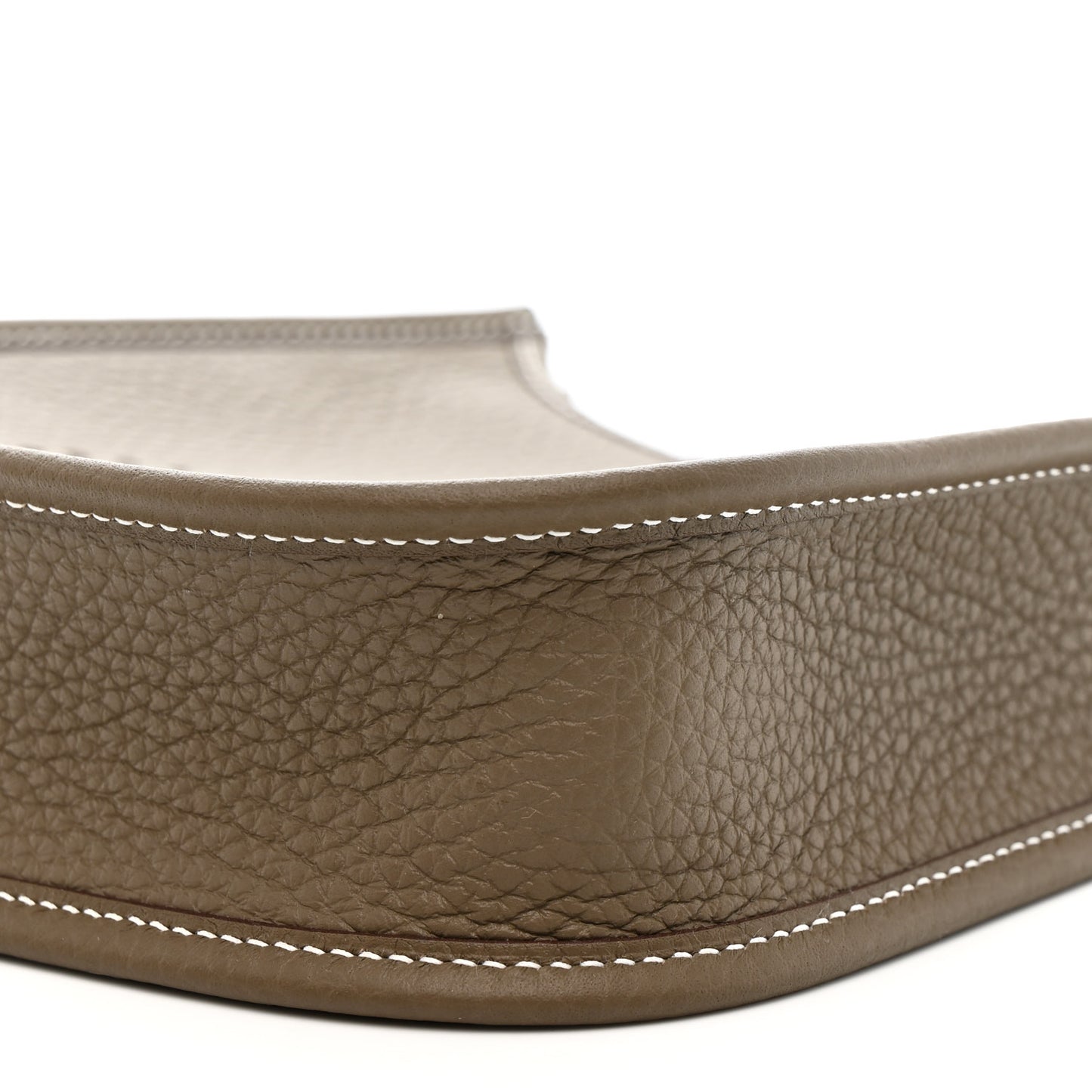 Taurillon Clemence Amazone Sangle Cavale Evelyne TPM Etoupe Gris Pale