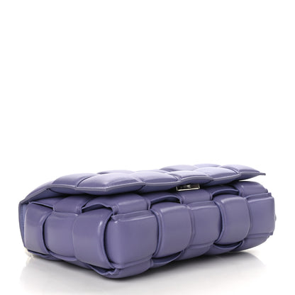 Bottega Veneta Lambskin Maxi Intreccio Padded Chain Cassette Crossbody Bag Lavender 4 of 8