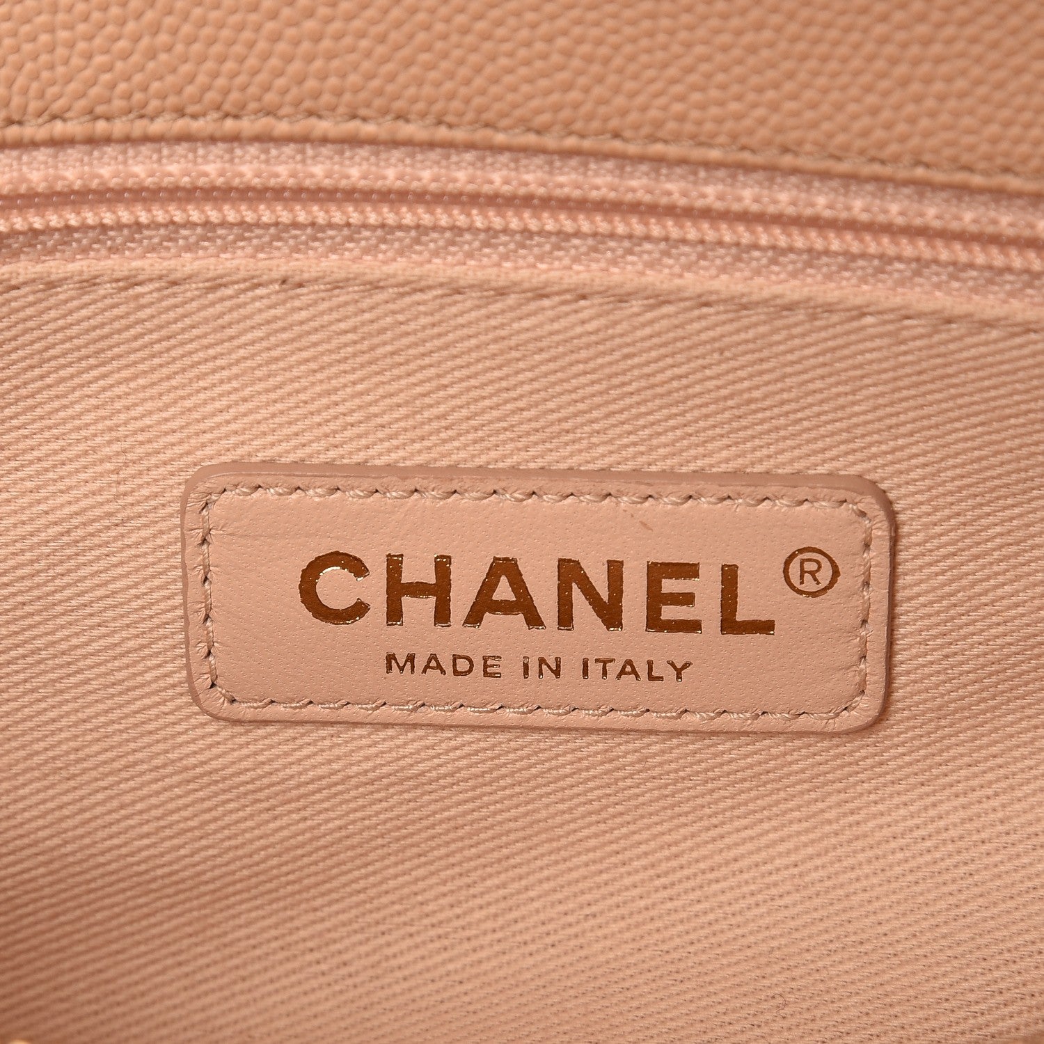 Chanel Caviar Quilted Small Coco Handle Flap Light Beige 6 of 9