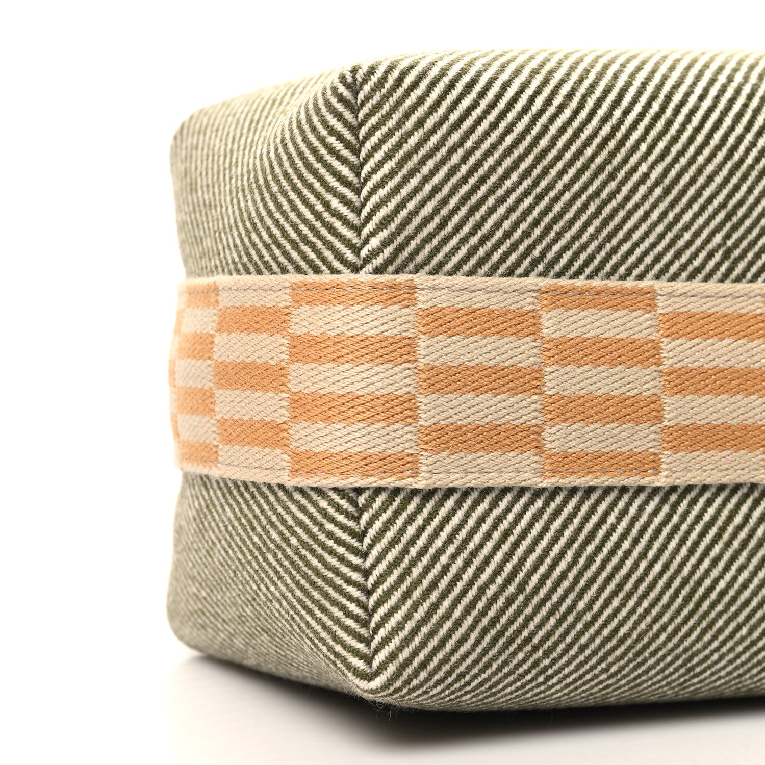 Hermes Wool Small Bride-A-Brac H Natte Pouch Vert Foret 8 of 10