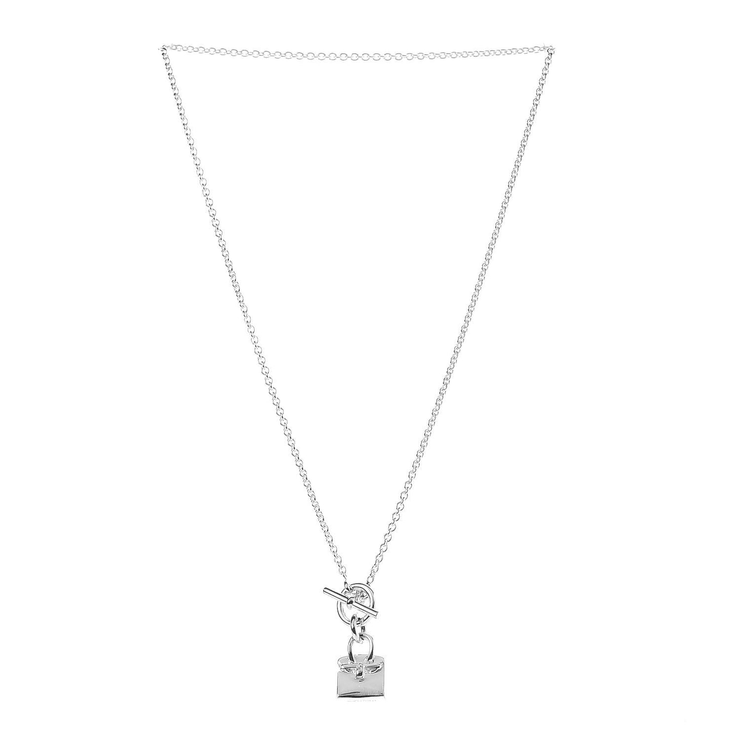 Sterling Silver Birkin Amulette Pendant Necklace