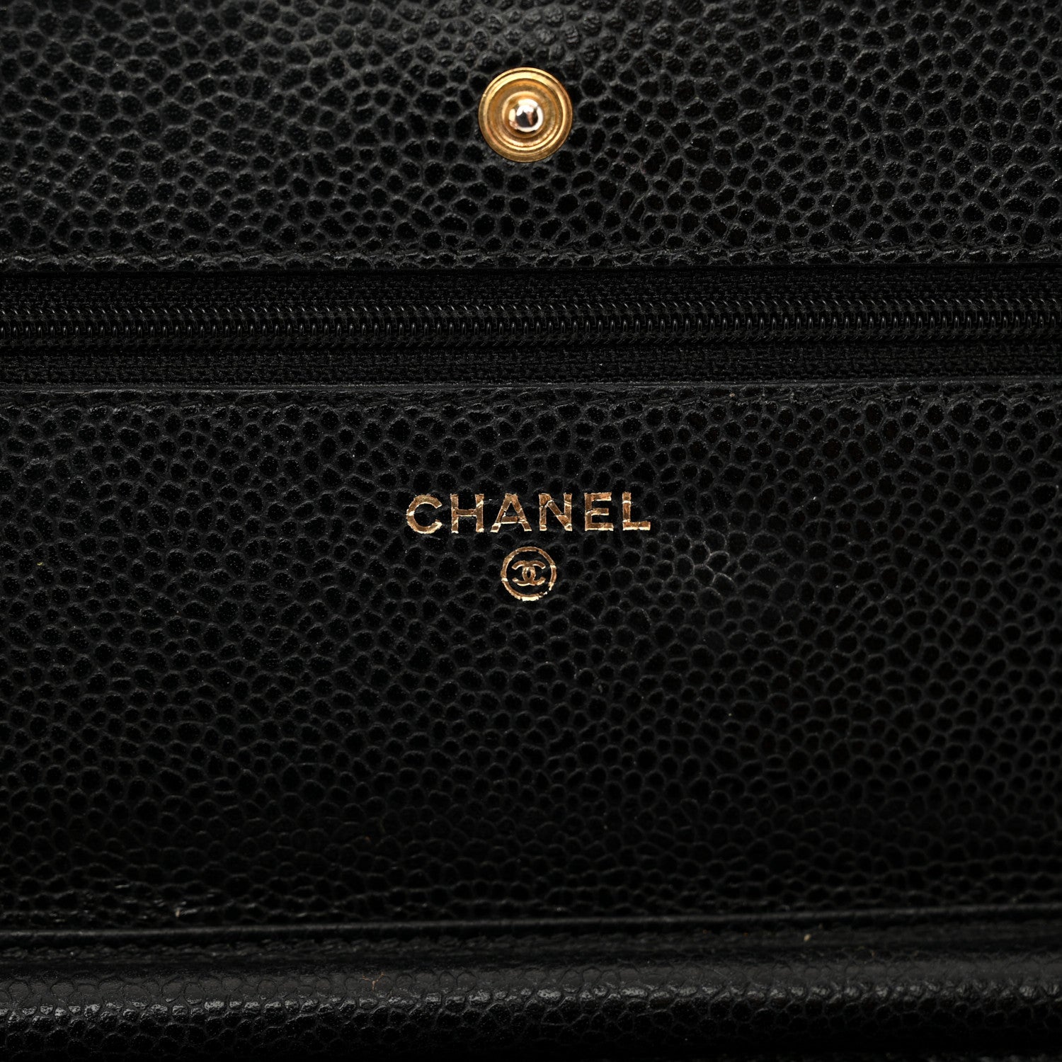Chanel Caviar Quilted Wallet on Chain WOC Black 7 of 11