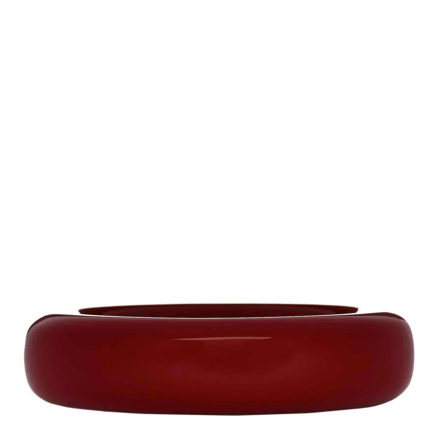 Lacquer Hardwood Elsa Peretti Doughnut Bangle Bracelet Red