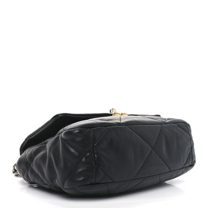 Chanel Lambskin Quilted Medium Chanel 19 Flap Black 4 of 10