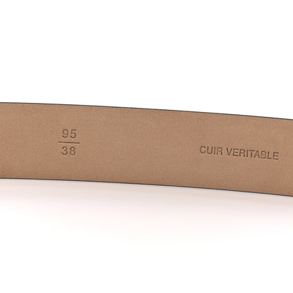 Chanel Calfskin Belt 95 38 Black 4 of 5