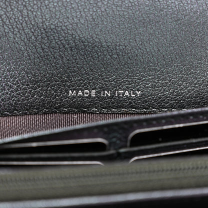 Chanel Iridescent Goatskin Quilted Large Flap Wallet Purple 6 of 9