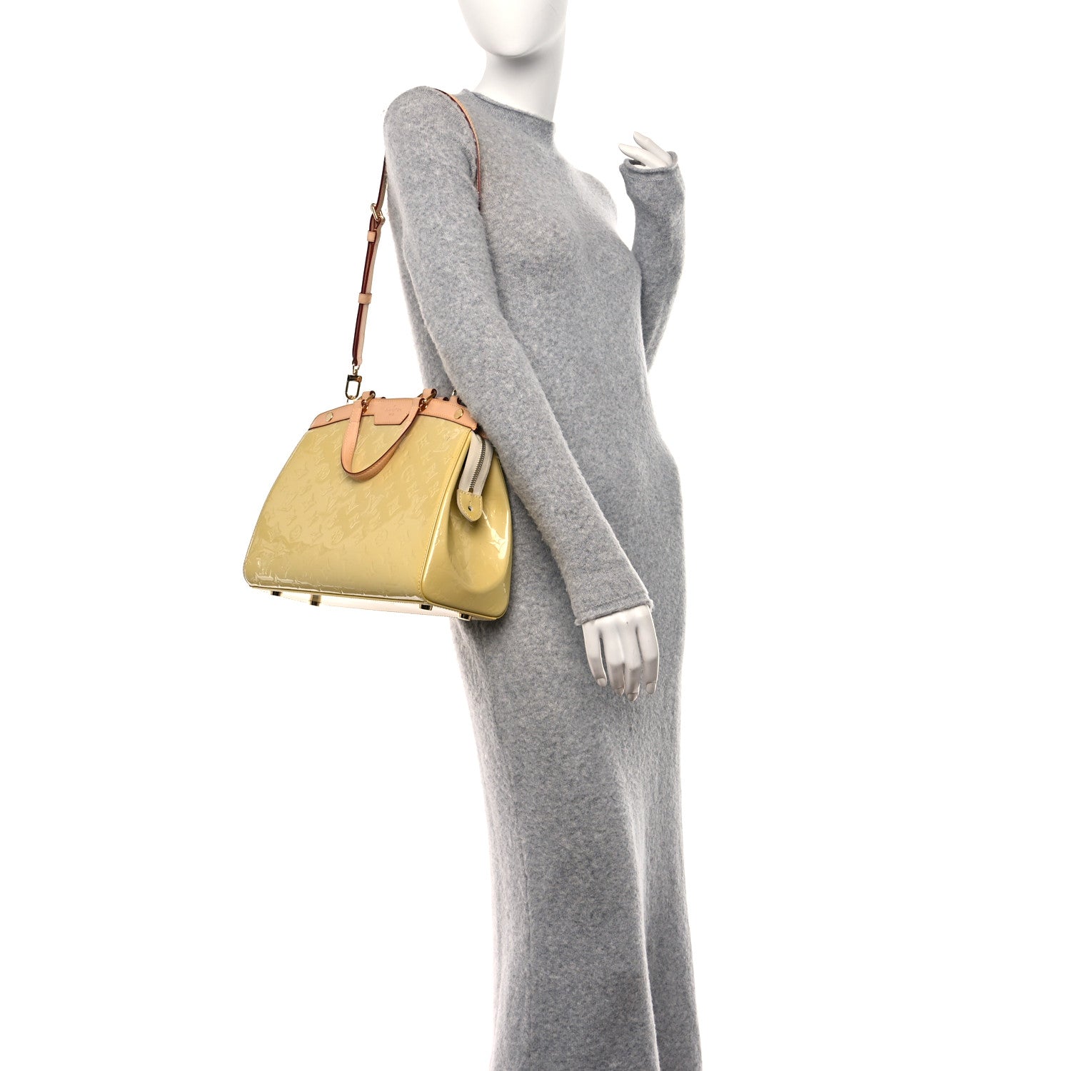 Louis Vuitton Vernis Brea MM Blanc Corail 2 of 11