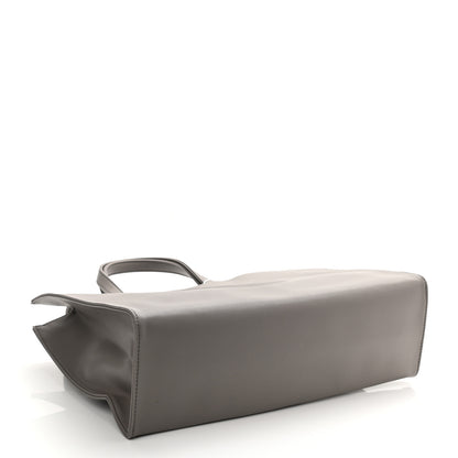 Telfar Vegan Leather Medium Shopping Bag Grey 4 of 10