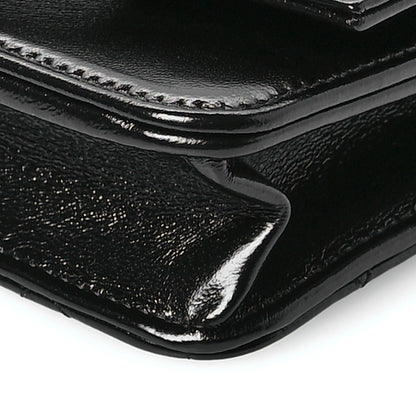 Chanel Calfskin Quilted 31 Wallet On Chain WOC Black 11 of 12