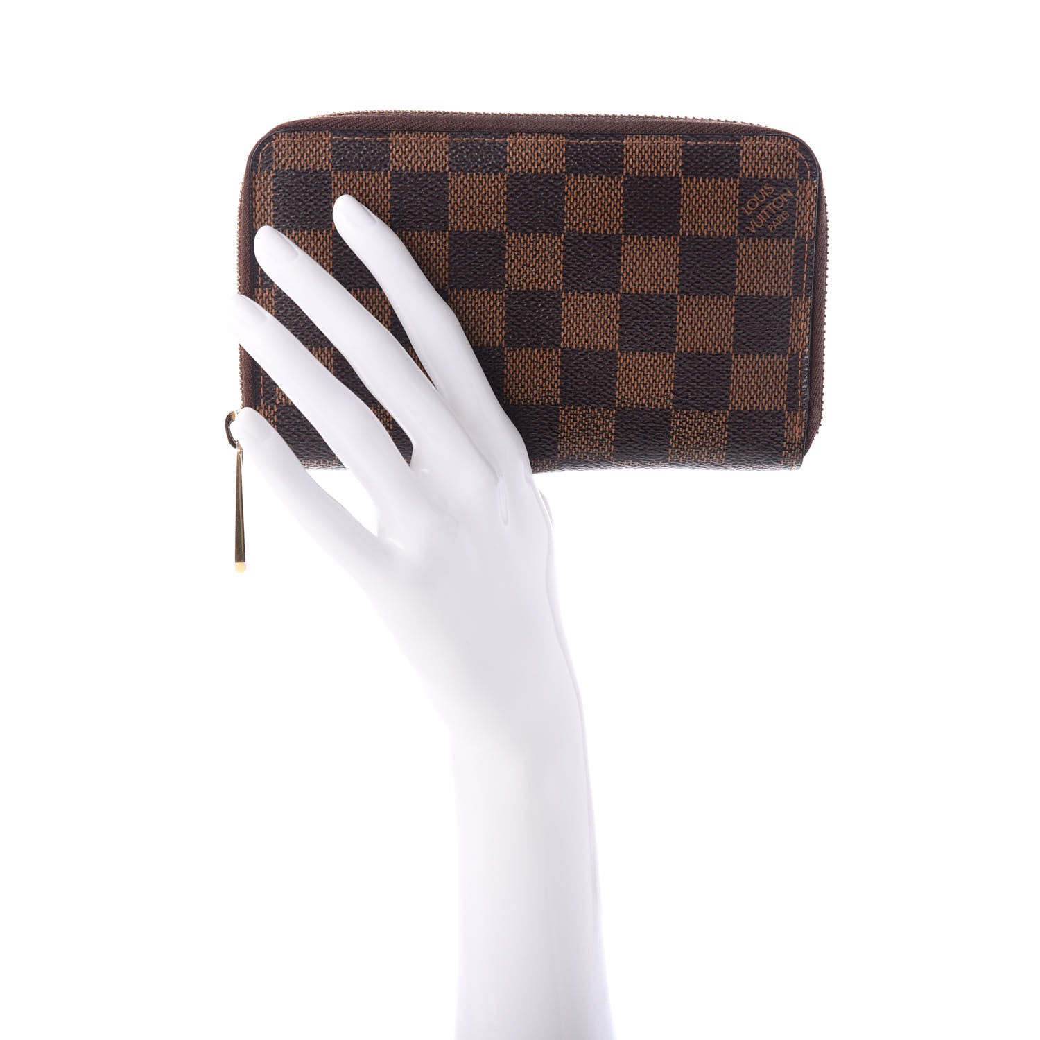 Louis Vuitton Damier Ebene Zippy Compact Wallet 2 of 6