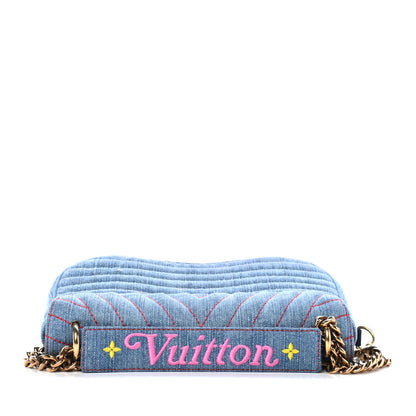Louis Vuitton Denim New Wave Chain MM Blue 5 of 5