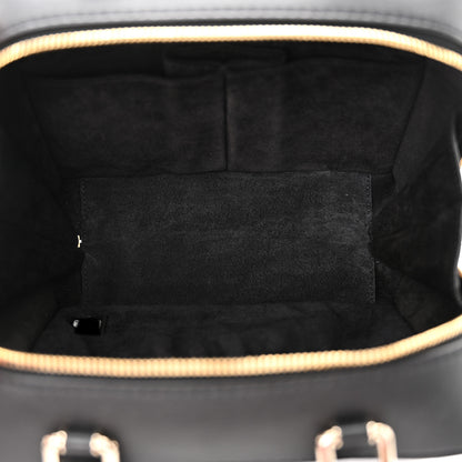 Chanel Calfskin Quilted Travel Kit Vanity Case Black 5 of 12