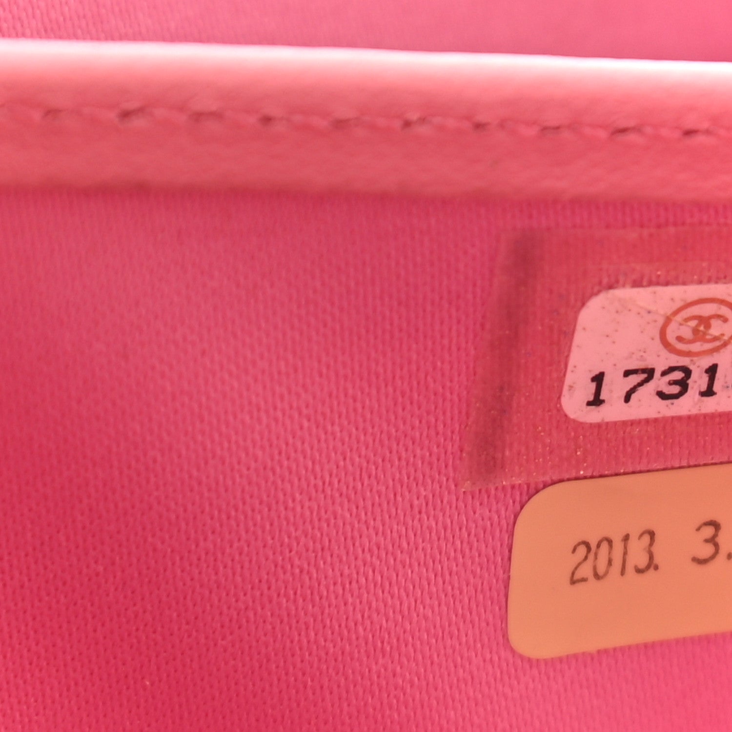 Chanel Lambskin Camellia Embossed Zip Around Large Gusset Wallet Pink 8 of 8