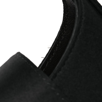 Lanvin Satin Sequin Small Swan Bucket Bag  Black 11 of 14