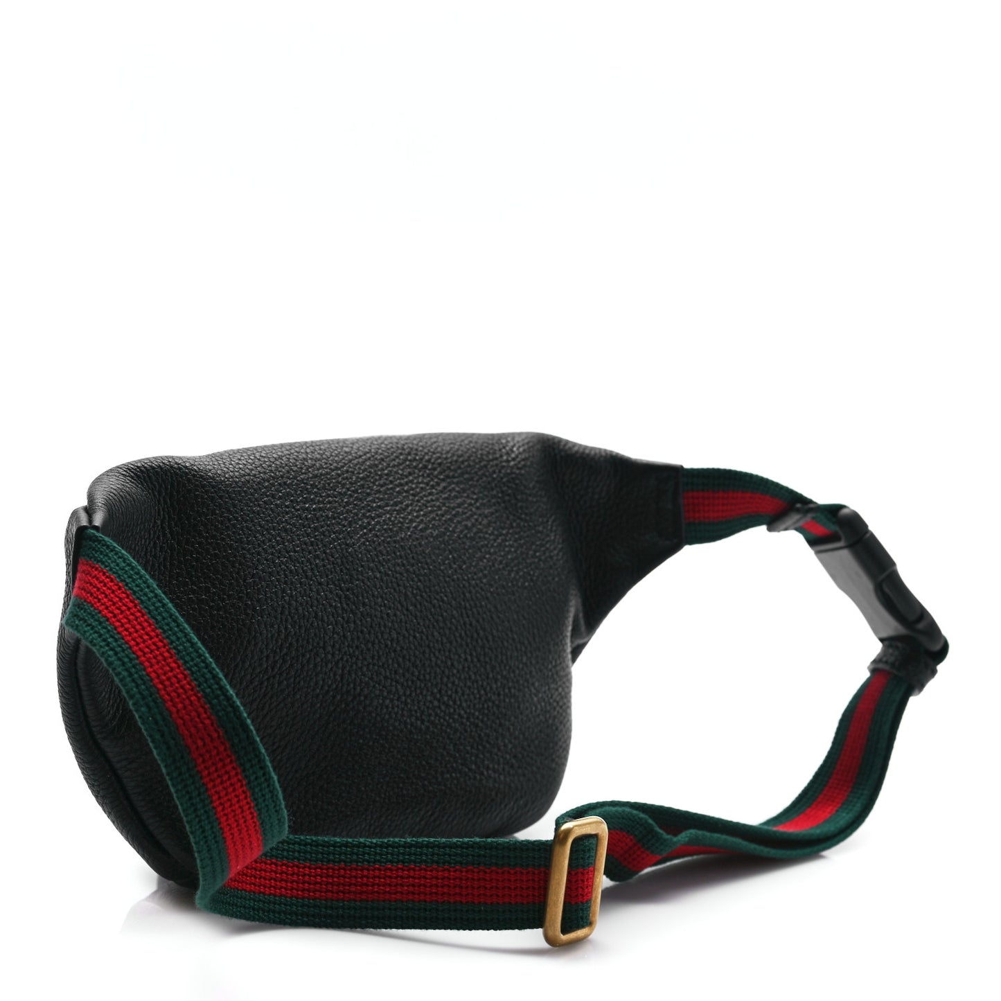 Grained Calfskin Small Logo Belt Bag Black