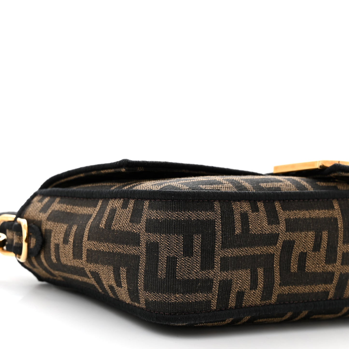 Fabric Jacquard FF 1974 Medium Baguette Tobacco Moro Black