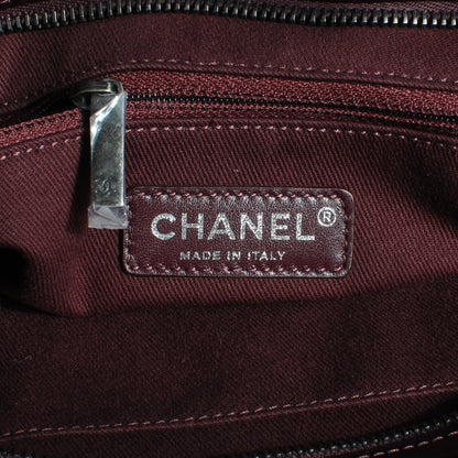 Chanel Coated Canvas Tote Bordeaux 6 of 10