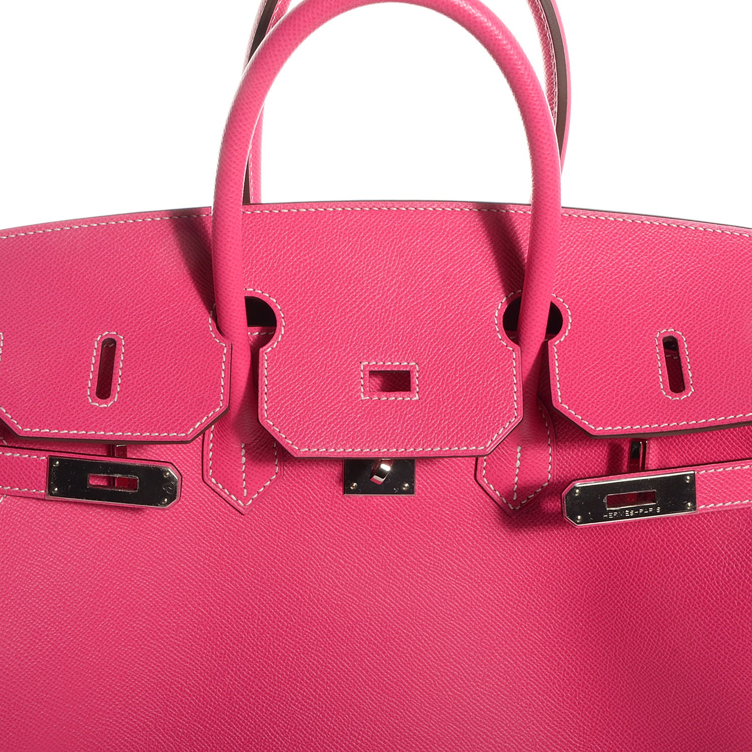 Hermes Epsom Candy Birkin 35 Rose Tyrien and Rubis 19 of 22