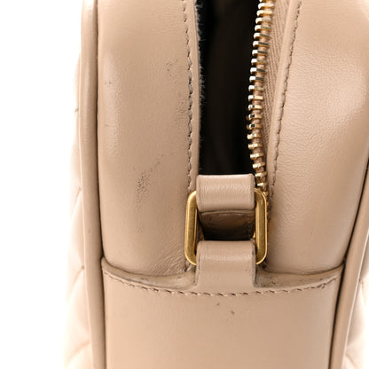 Saint Laurent Calfskin Matelasse Monogram Lou Camera Bag Dark Beige 16 of 16