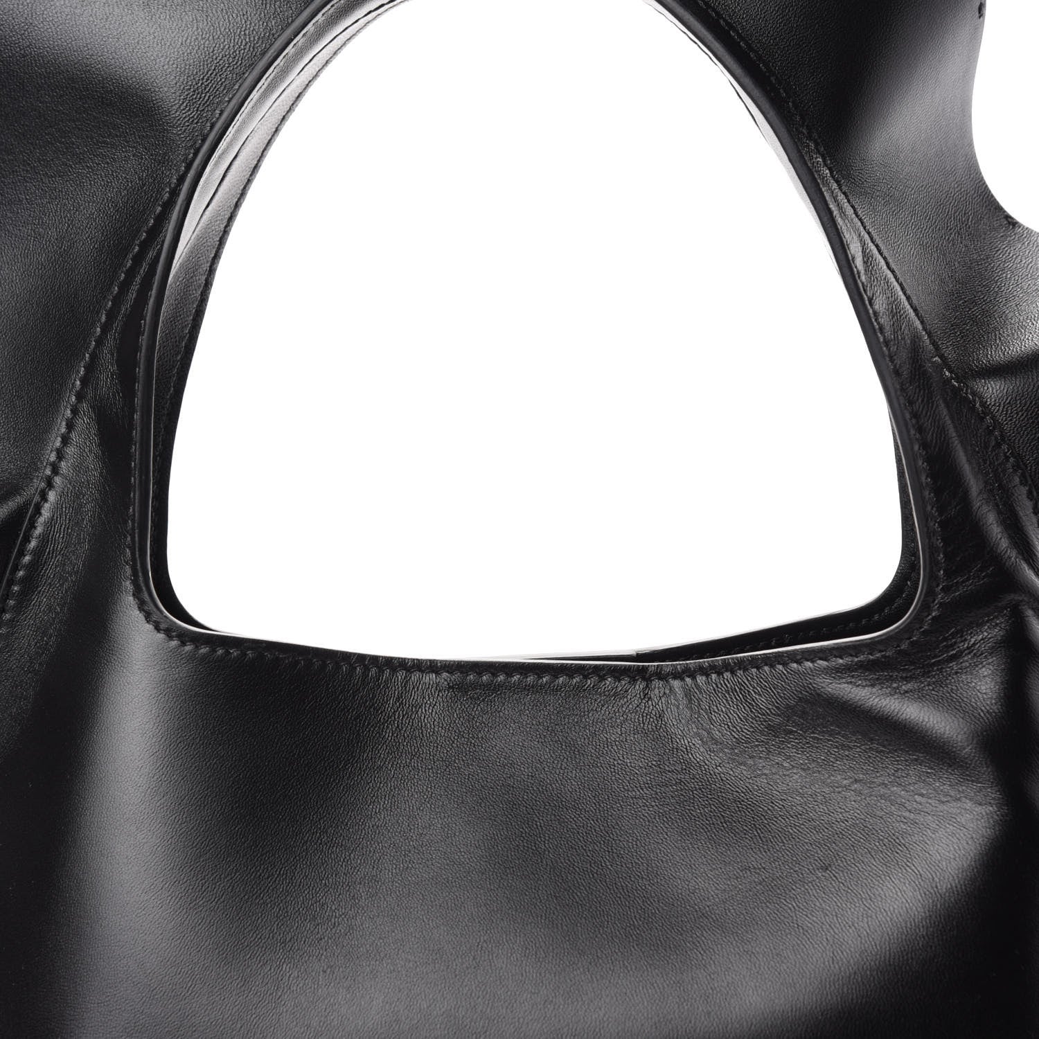 Valentino Garavani Nappa Atelier 04 Rouches Edition Small Ruffle Hobo Black 9 of 9