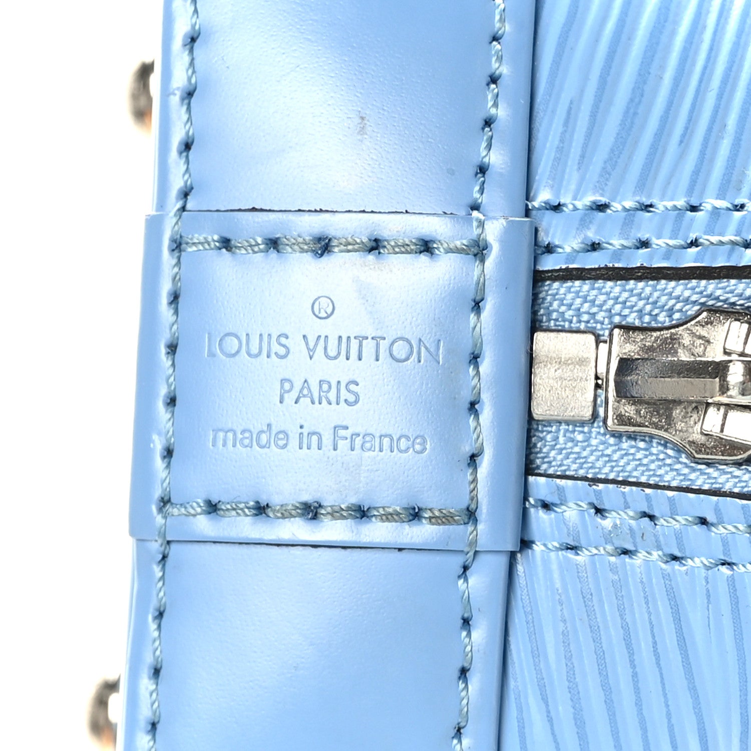 Louis Vuitton Epi Jacquard Alma BB Bleuet 6 of 9