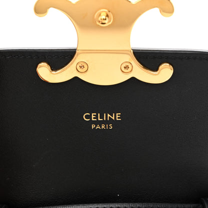Celine Shiny Calfskin Mini Triomphe Black 6 of 11