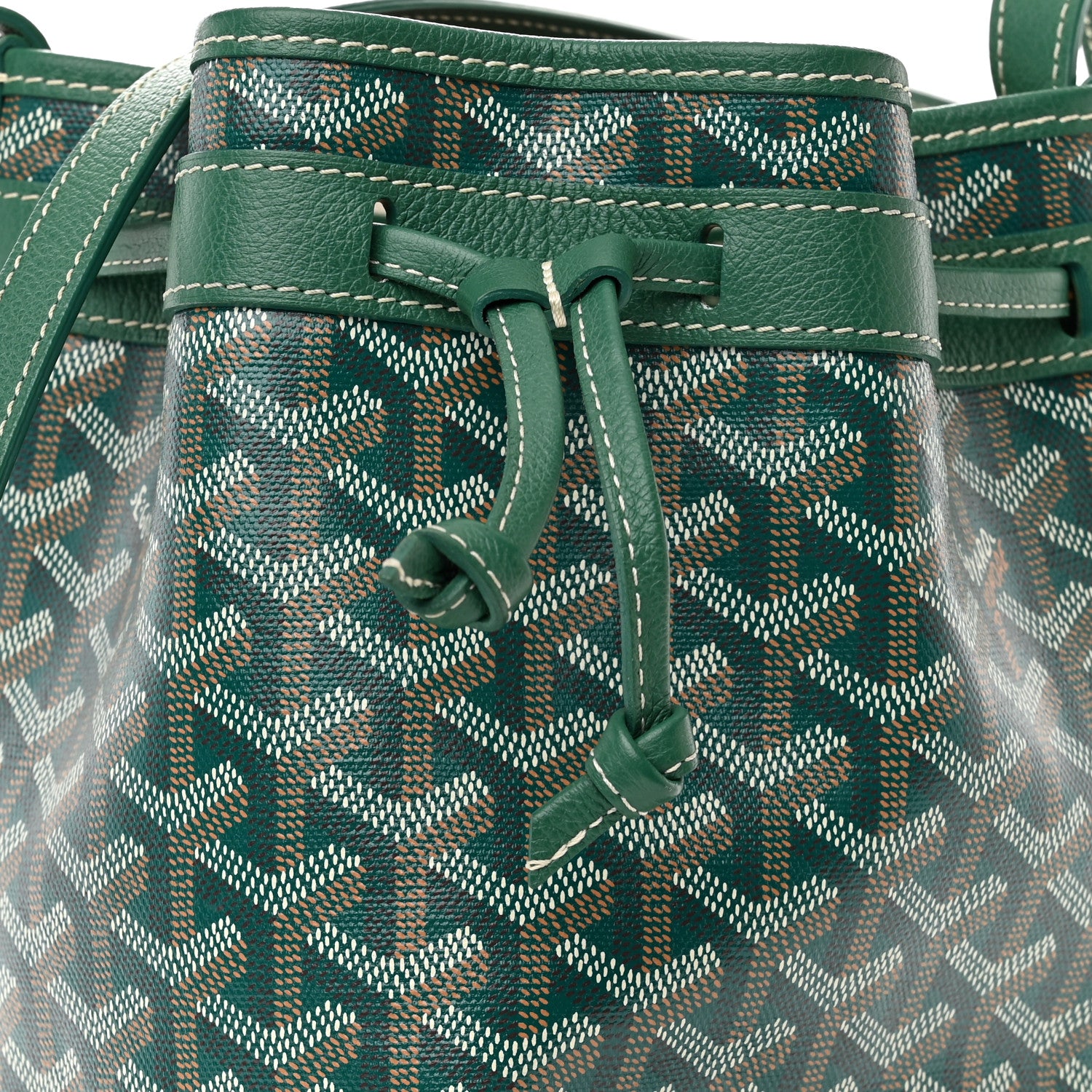 Goyard Goyardine Petit Flot Bucket Bag PM Green 7 of 11