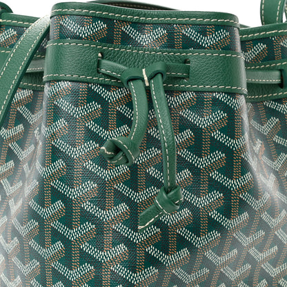 Goyard Goyardine Petit Flot Bucket Bag PM Green 7 of 11