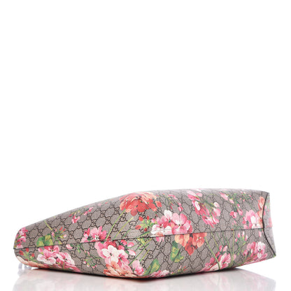 Gucci GG Supreme Monogram Blooms Medium Reversible Tote Beige Multicolor Dry Rose 6 of 13