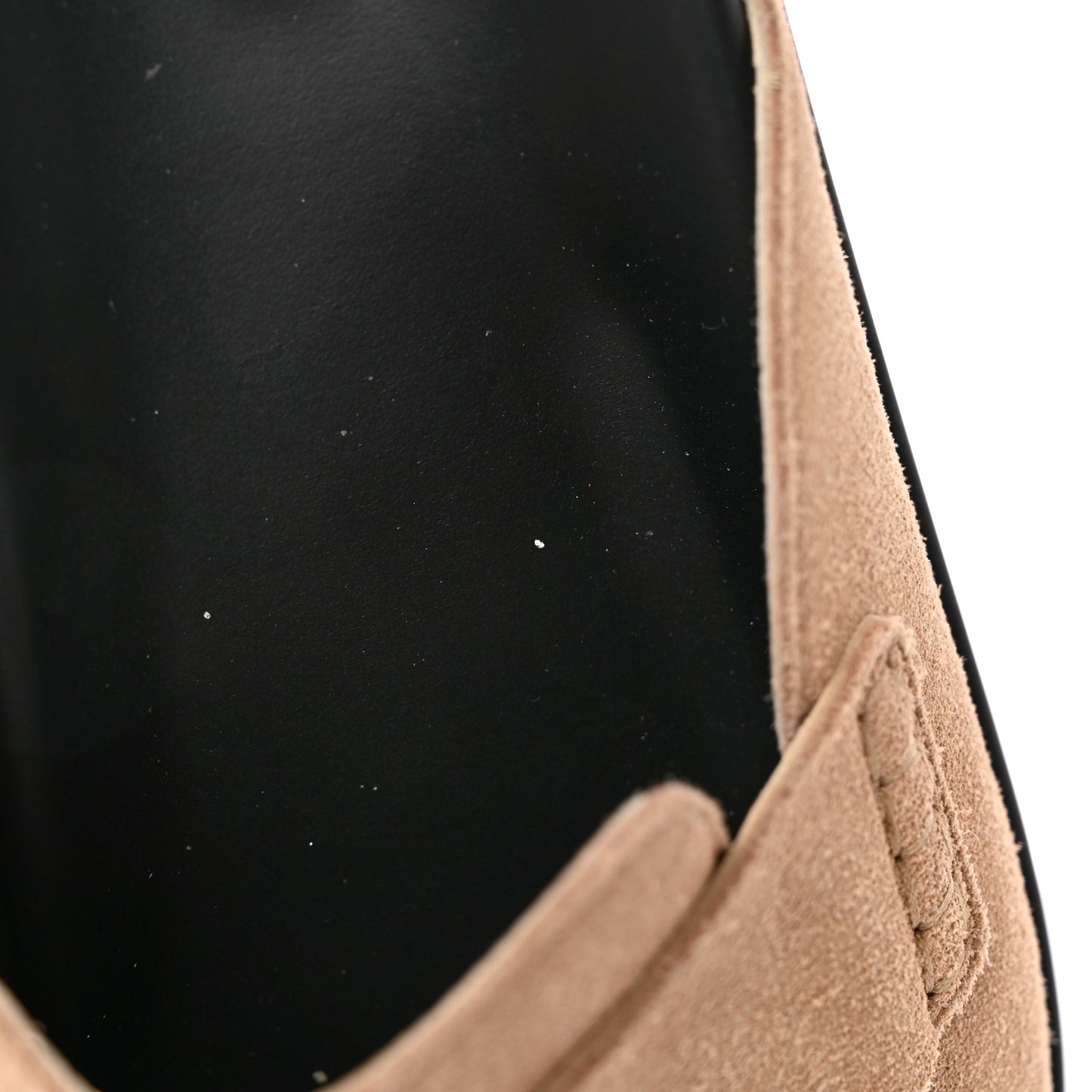 Suede Calfskin Mens Go Mules 43 Beige Argile