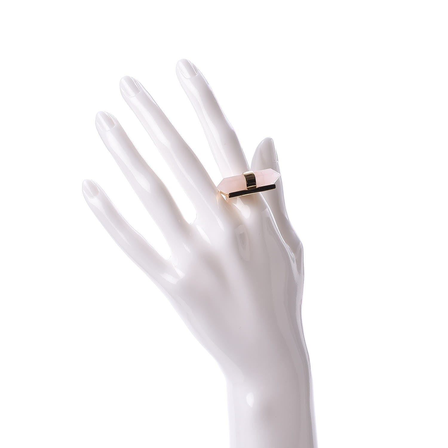 Louis Vuitton Rose Quartz Trivelling Ring 6.5 2 of 4