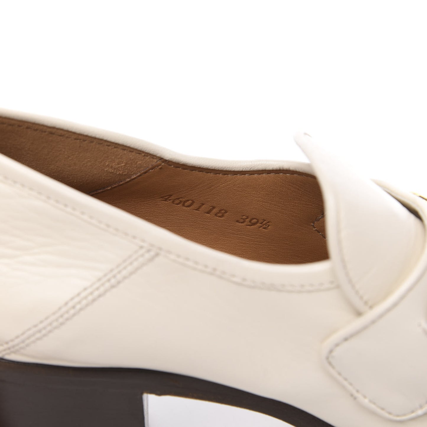 Malaga Kid Horsebit Loafer Pumps 39.5 White