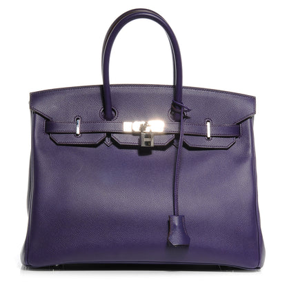 Hermes Epsom Birkin 35 Iris 1 of 10