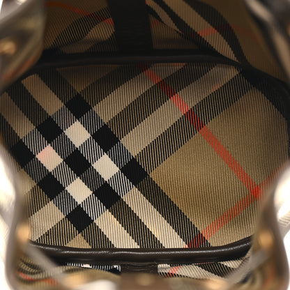 Burberry Check Mini Drawstring Pouch Sand 5 of 12