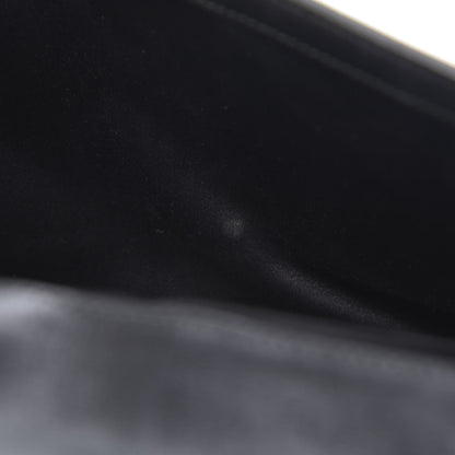 Saint Laurent Calfskin Monogram Large Belle De Jour Clutch Black 12 of 13