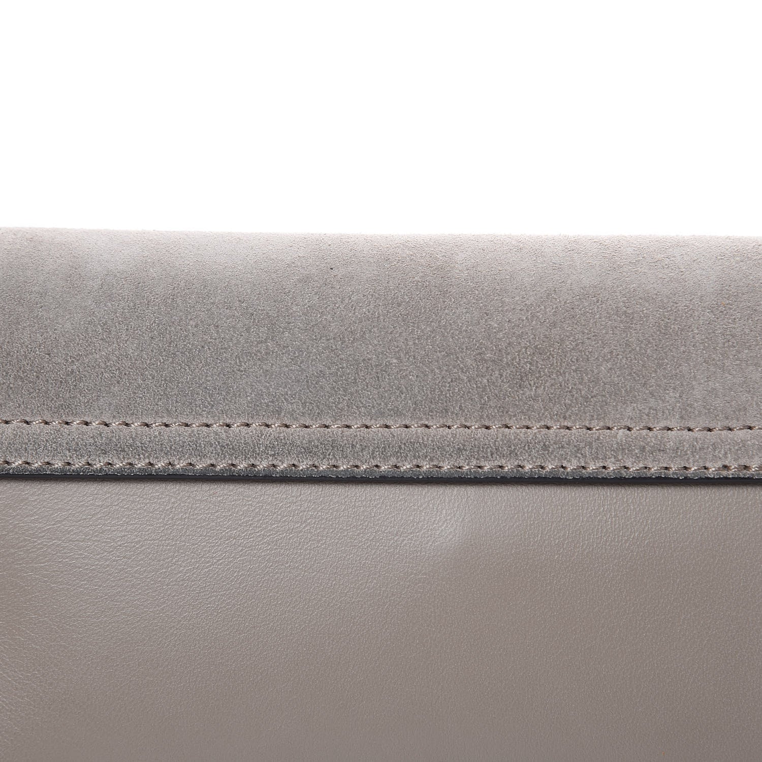 Chloe Suede Calfskin Mini Faye Shoulder Bag Motty Grey 10 of 11
