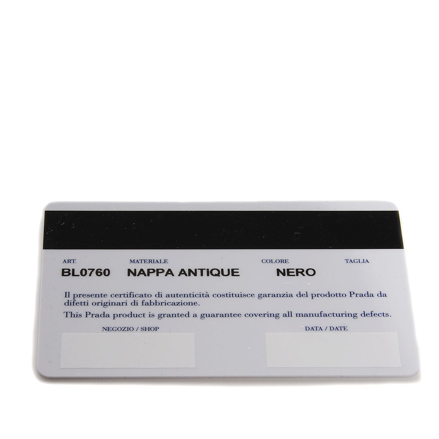 Nappa Antique Satchel Nero Black